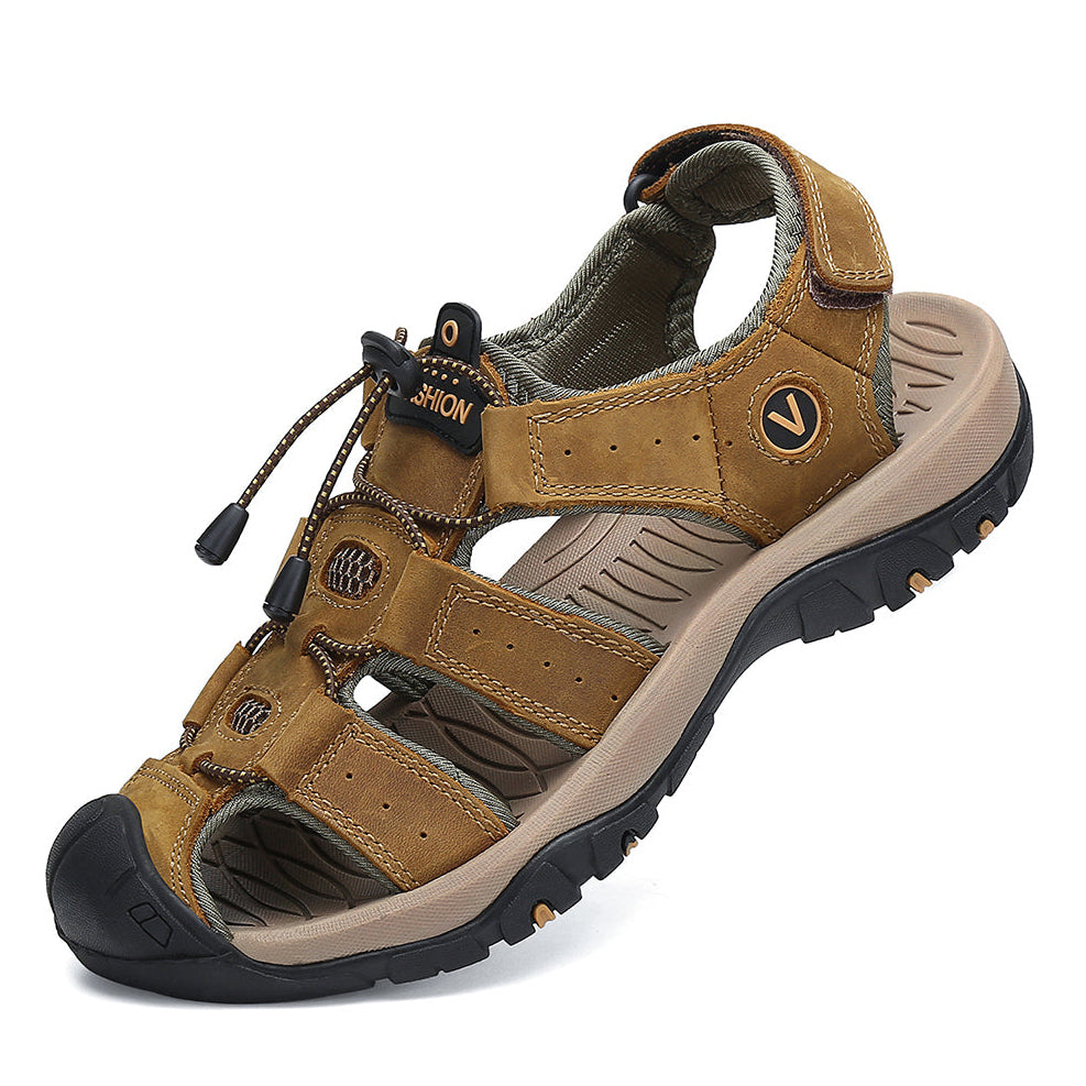 Mens Hiking Sandals Closed Toe Outdoor Water Shoes F398