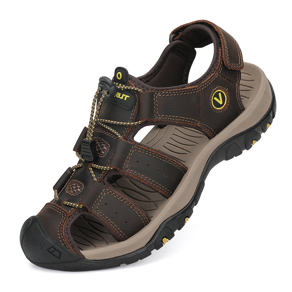 Mens Hiking Sandals Closed Toe Outdoor Water Shoes F398