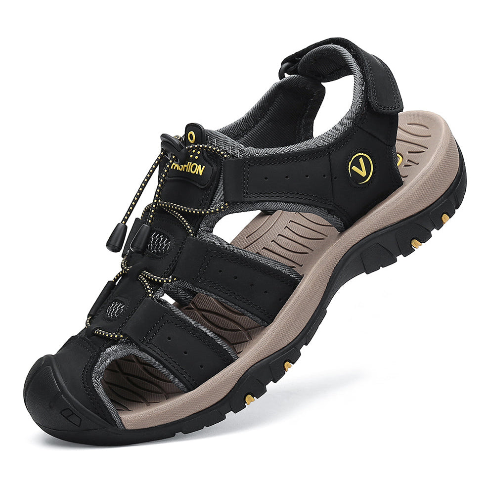 Mens Hiking Sandals Closed Toe Outdoor Water Shoes F398