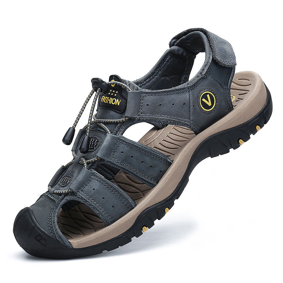 Mens Hiking Sandals Closed Toe Outdoor Water Shoes F398