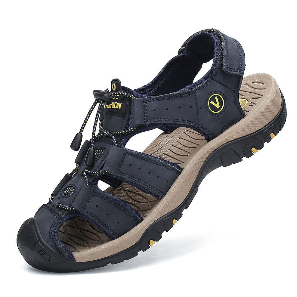 Mens Hiking Sandals Closed Toe Outdoor Water Shoes F398